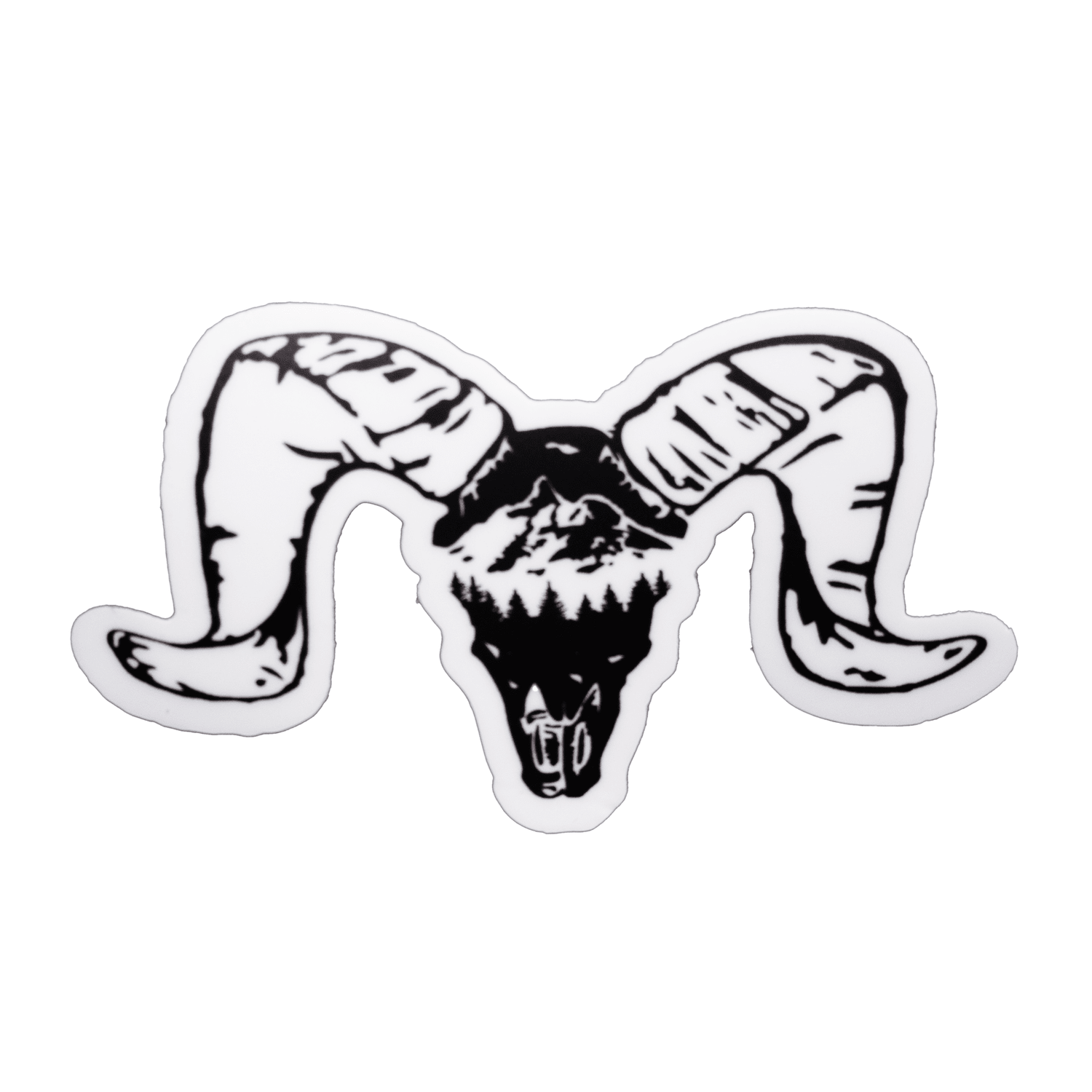 Ram Skull Sticker